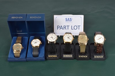 Lot 168 - A collection of c1980s Sekonda gentlemens and ladies wristwatches