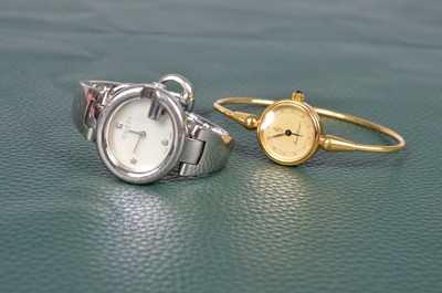 Lot 179 - Two modern quartz ladies wristwatches