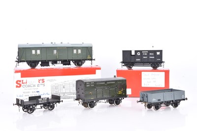 Lot 537 - Southern  Railway BR and Permanent Way 0 Gauge Finescale kitbuilt Wagons by various makers