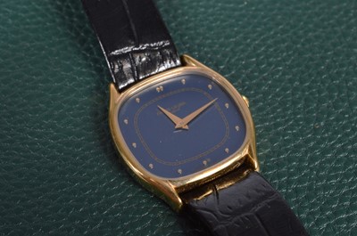 Lot 186 - A circa 1980s Favre-Leuba manual wind gold plated wristwatch