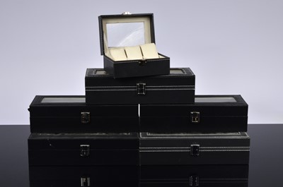 Lot 193 - Six watch collector's boxes