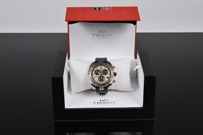 Lot 195 - A modern Tissot quartz stainless steel wristwatch