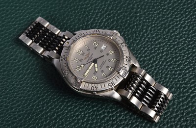 Lot 203 - A c1990s Breitling Colt Quartz stainless steel wristwatch head