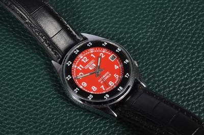 Lot 205 - A c1990s Seiko5 Automatic stainless steel wristwatch head
