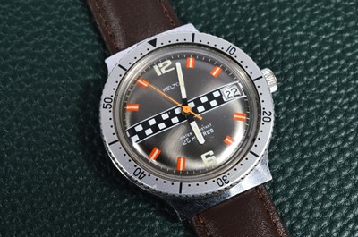 Lot 224 - A vintage Kelton manual wind chrome cased wristwatch head