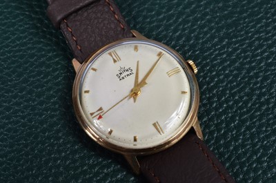 Lot 227 - A c1960s Smiths Astral manual wind 9ct gold wristwatch