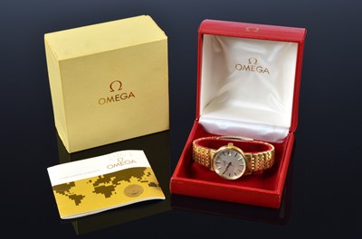 Lot 270 - A late 1970s Omega Automatic gold plated wristwatch