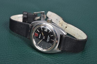 Lot 275 - A c1970s Omega Seamaster Quartz stainless steel lady's wristwatch