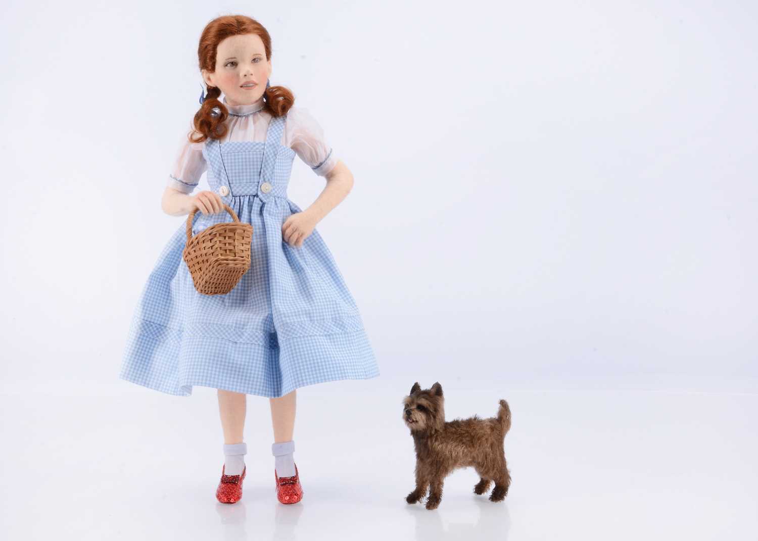 Lot 2 - A limited edition R John Wright Dorothy doll and Toto from The Wizard of Oz