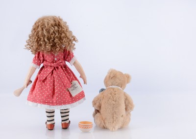 Lot 3 - A limited edition R John Wright Goldilocks doll & Baby Bear