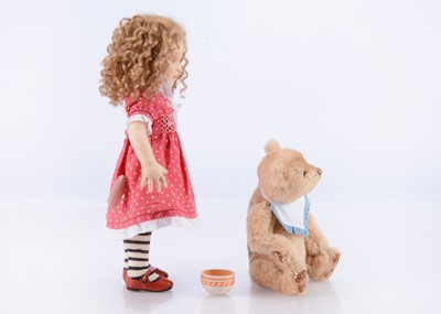 Lot 3 - A limited edition R John Wright Goldilocks doll & Baby Bear