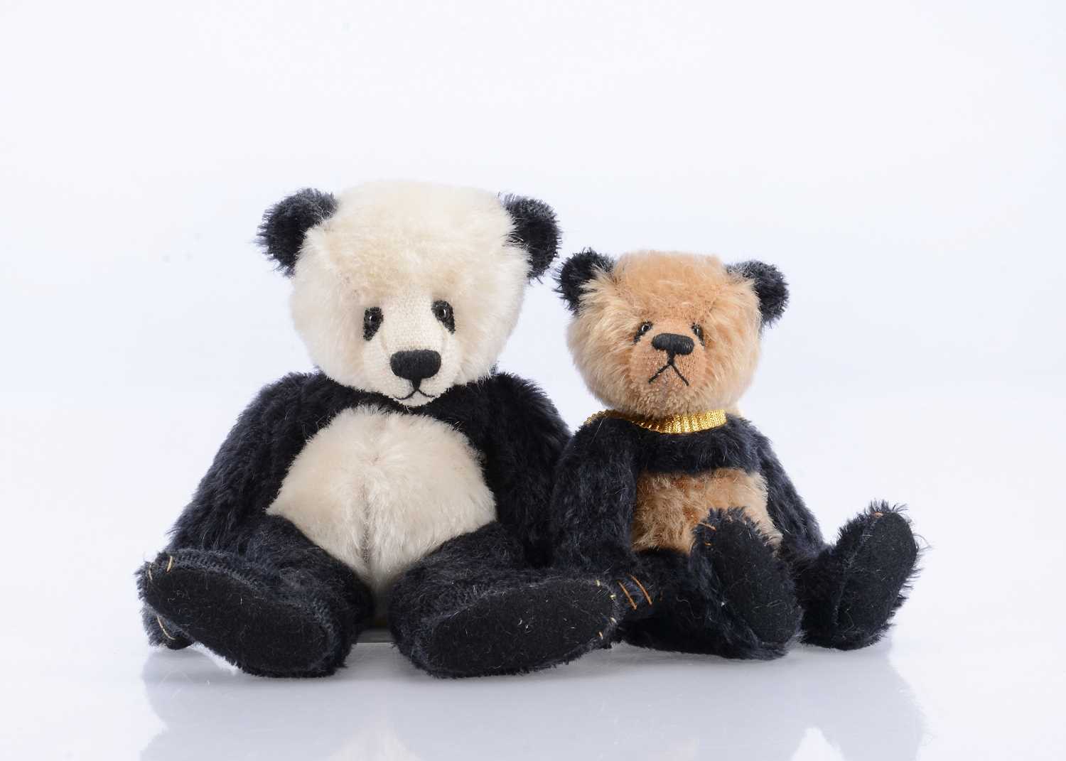 Lot 16 - Two Fluff and Stuff artist Panda bears by Kate Turmeau