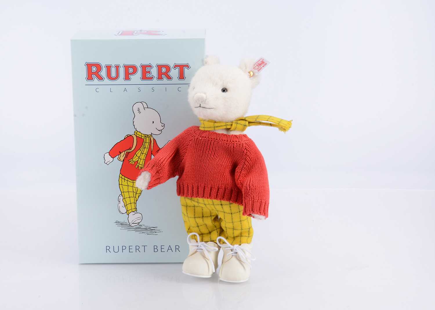 Lot 26 - A Steiff limited edition Rupert Bear 'Classic Rupert’ teddy bear