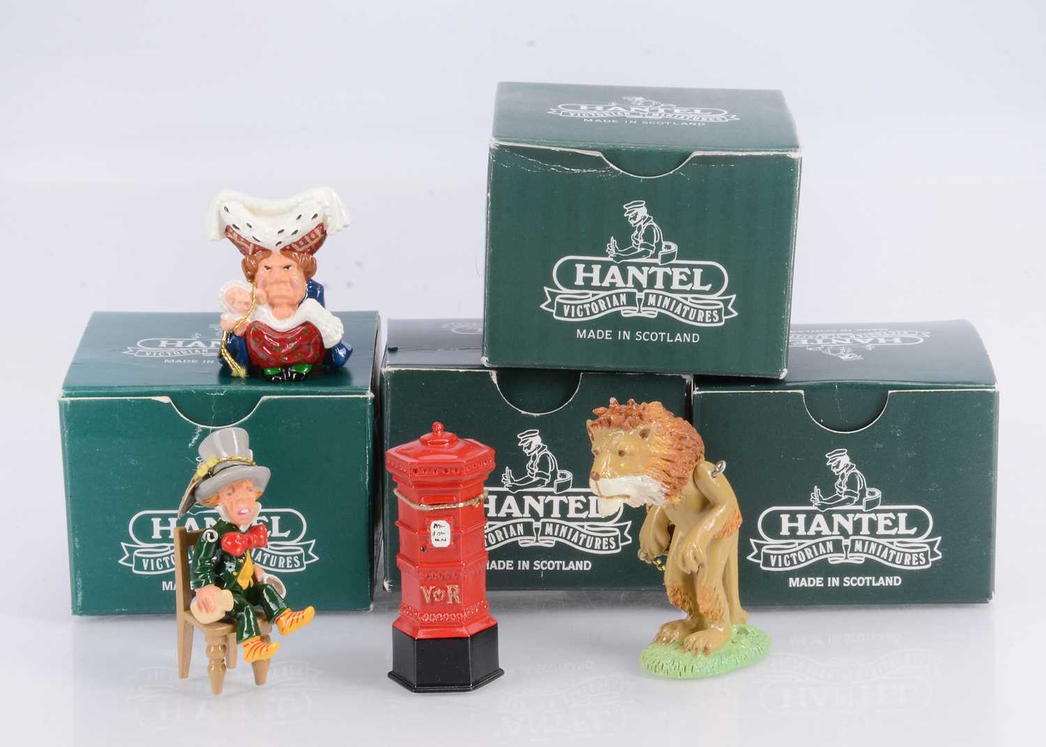 Lot 48 - A Hantel Miniatures Alice’s Adventures in Wonderland figures