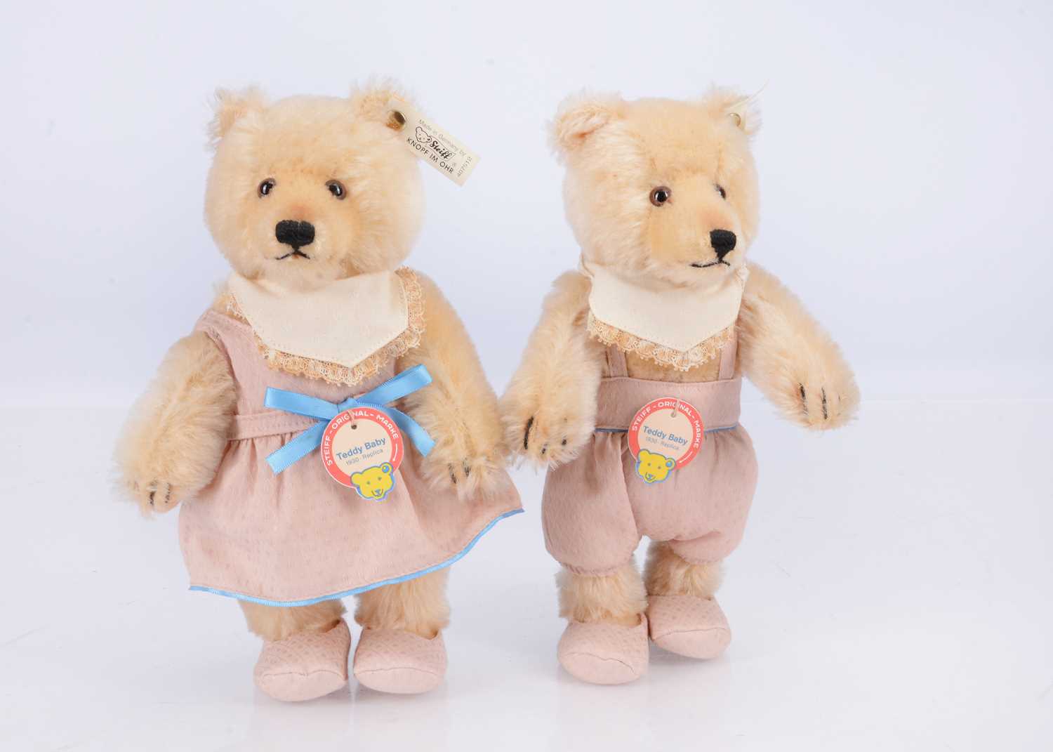 Lot 49 - A Steiff limited edition Teddy Baby Boy and Girl