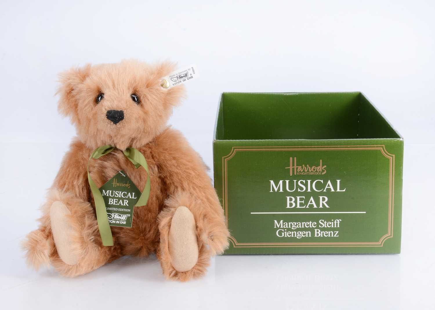 Lot 53 - A Steiff limited edition Harrods Musical teddy bear