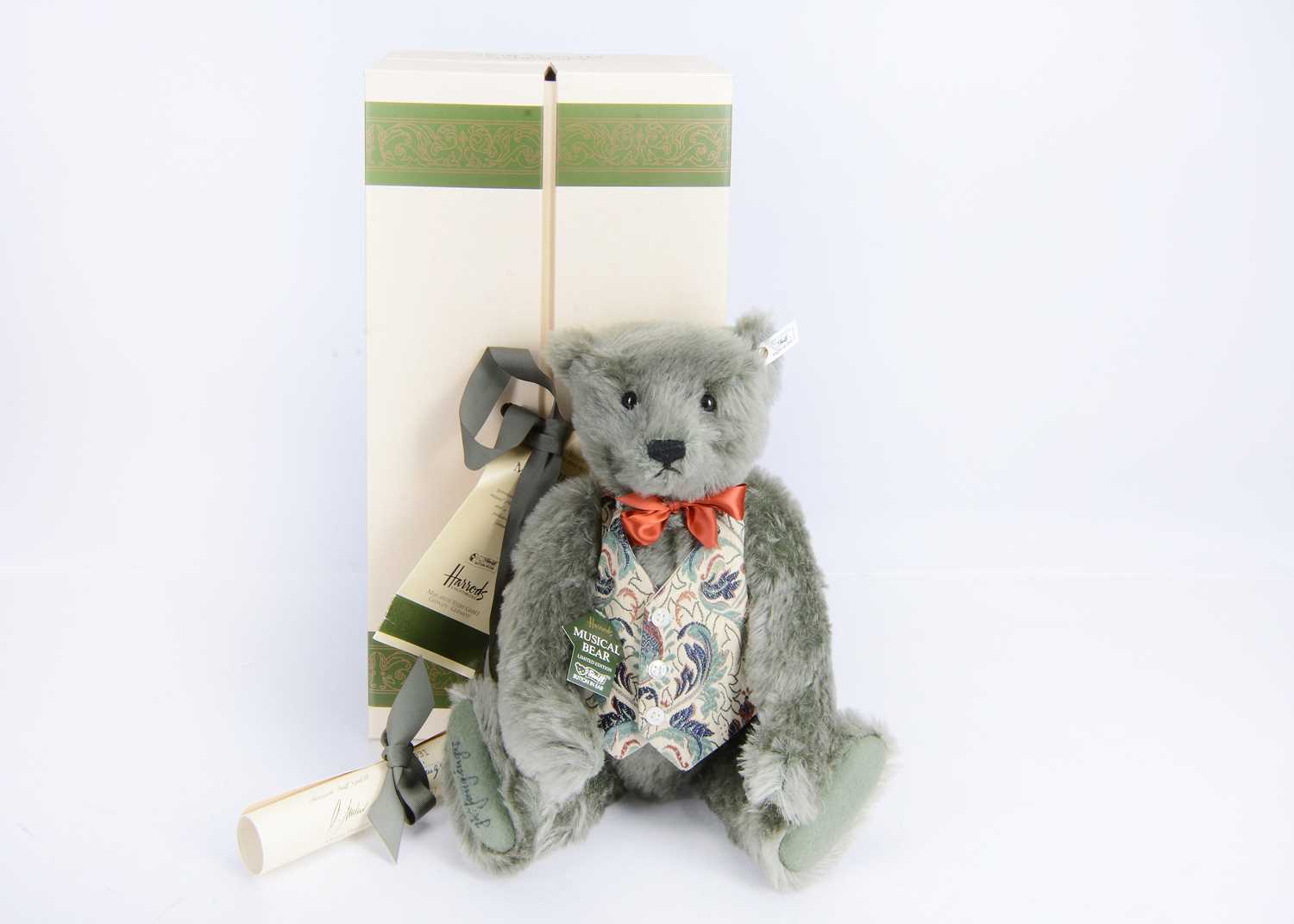 Lot 56 - A Steiff limited edition Harrods Victorian Musical Bear