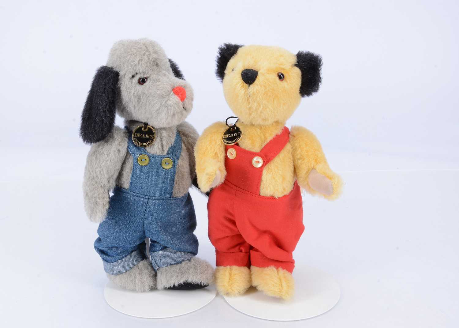 Lot 76 - A Limited edition Dean's Rag Book Co Sooty Bear and Sweep Puppy