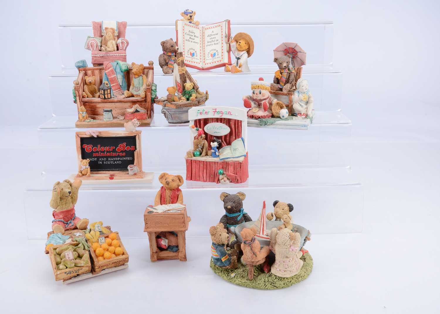 Lot 78 - A selection of Colour Box teddy bear ornaments