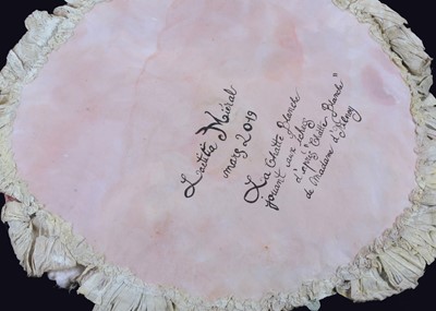 Lot 82 - A Laetita Mieral ‘Merveilles en Papier’ The White Cat plays Chess