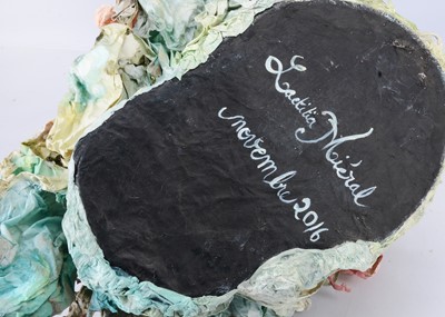 Lot 87 - A Laetita Mieral ‘Merveilles en Papier’ Ibex mounted head Fairy Tale Wall plaque