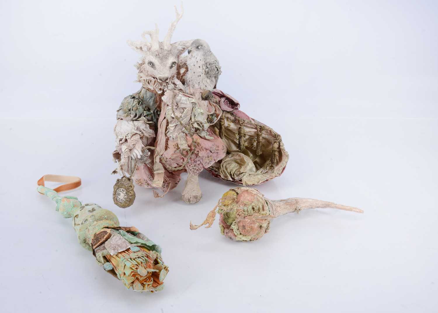 Lot 90 - A Laetita Mieral ‘Merveilles en Papier’  Sleeping Beauty's Prince Charming, with Falcon