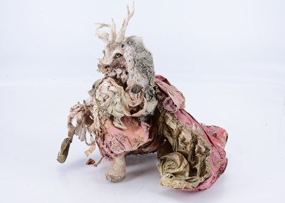 Lot 90 - A Laetita Mieral ‘Merveilles en Papier’  Sleeping Beauty's Prince Charming, with Falcon