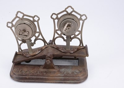 Lot 127 - A rare early 20th century Fattorini & Sons chess clock timer