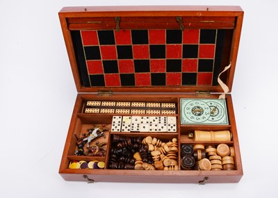 Lot 148 - A late 19th or early 20th century games compendium