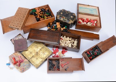 Lot 167 - Part chess sets and spares
