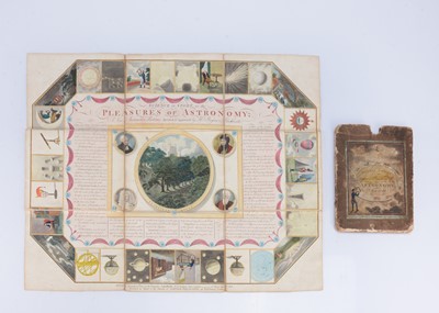 Lot 170 - A John Wallis ‘Science in Sport or the Pleasure of Astronomy - A New and Instructive Pastime’ printed folding game, circa 1804