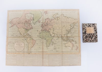 Lot 178 - A ‘Bowles’s Geographical Game of the World’ printed folding game, probably late 18th century