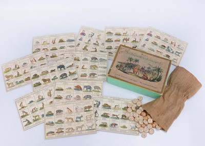 Lot 197 - A 19th century ‘The Zoological Lottery’ game