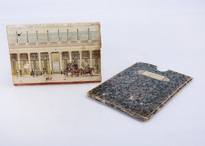 Lot 199 - An early 19th century ‘Optique No.9 - Le Palais Royal’ peepshow