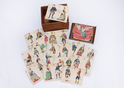 Lot 204 - A mid 19th century Charles Victor Gangel ‘Alphabet des Hommes Celebres Francais et Etrangers’ printed cards
