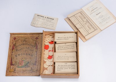 Lot 217 - A John Betts ‘The Interrogatory Historical Game of England’, circa 1831