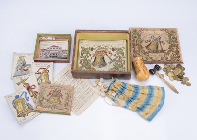 Lot 218 - Two 19th century game of ‘Hammer and Bell’