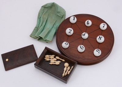 Lot 221 - An 19th century Magic Squares puzzle