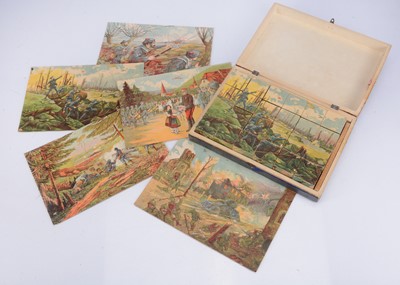Lot 227 - An unusual French 1st World War picture blocks