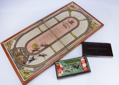 Lot 231 - A late 19th century ‘The Steeple Chase’ game