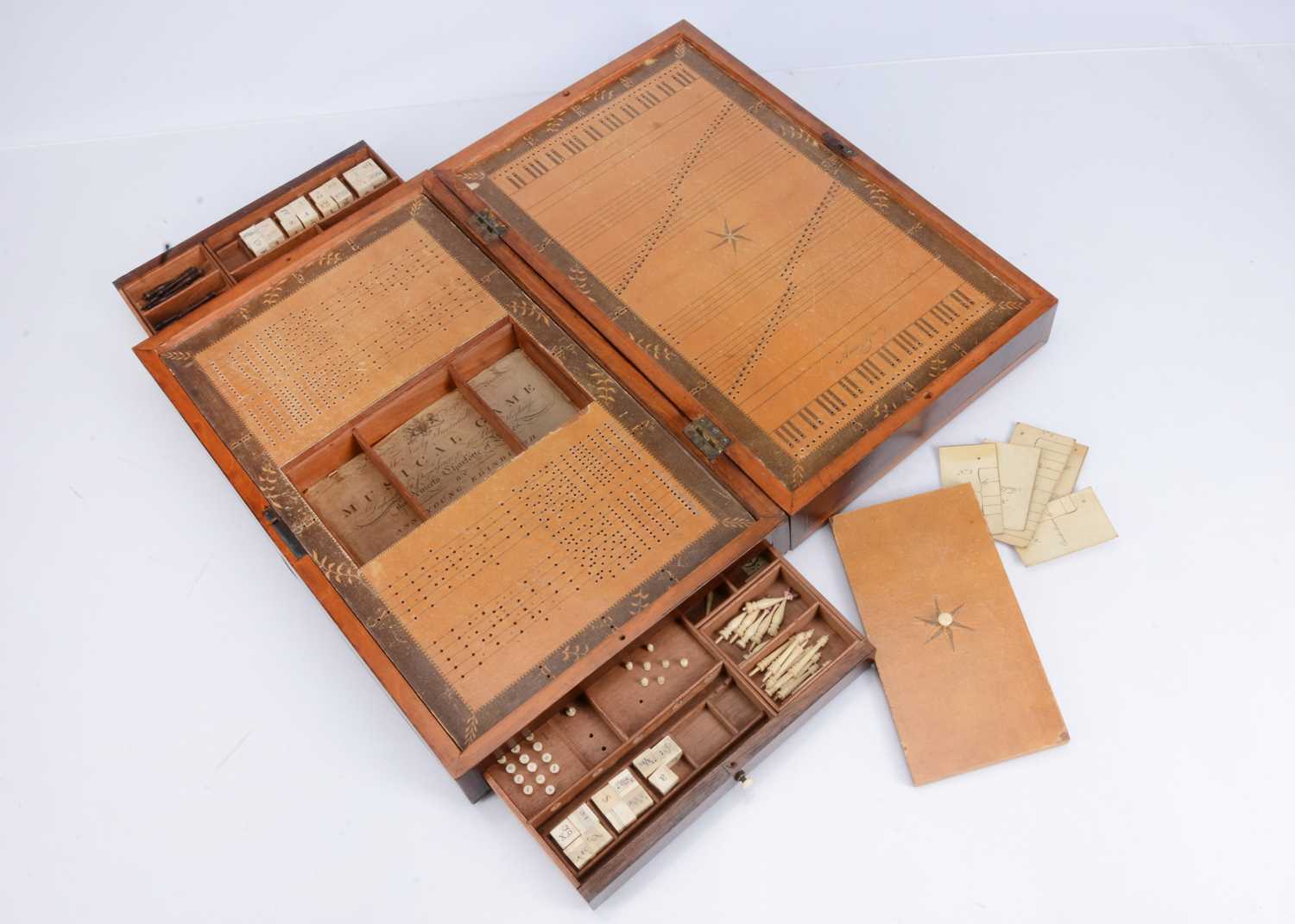 Lot 237 - A very rare ‘The Newly Invented Musical Game’ by Ann Young of Edinburgh, circa 1800
