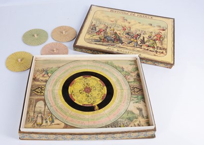 Lot 239 - A ‘Histoire de France - Jeu Magnetique’ magnetic game, circa 1900