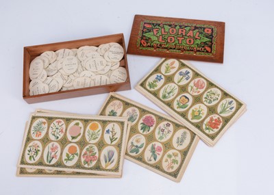 Lot 240 - A late 19th century Jaques & Son ‘Floral Lotto’