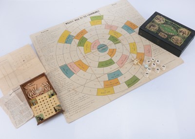Lot 242 - An 19th century A N Myers & Co ‘Willy’s Walk to see Grandmamma’ printed folding game