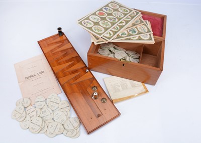 Lot 262 - A late 19th century Jaques and Son Floral Loto