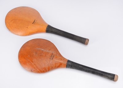 Lot 282 - Two early 20th Stoolball bats