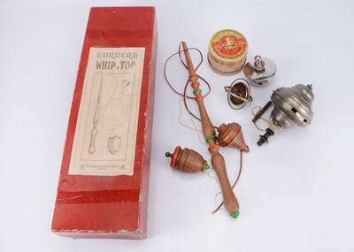 Lot 290 - Spinning tops