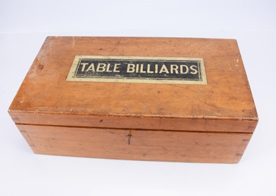 Lot 294 - An early 20th century F H Ayres Table Billiards