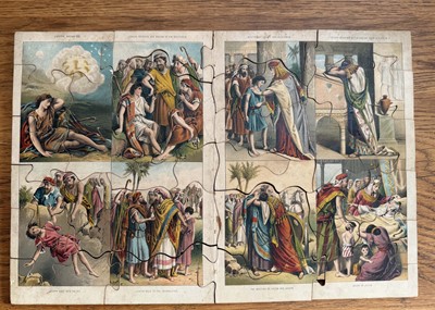 Lot 316 - A late 19th century dissected puzzle ‘The Story of Joseph and his Brethren’