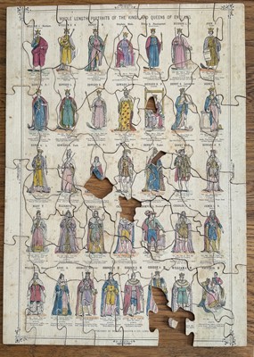 Lot 317 - A mid 19th century Peacock’s New Double Dissection Geography & History puzzle